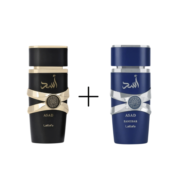 Lattafa Asad + Asad Zanzibar – 2 Pack EDP For Men 100ml - Image 3