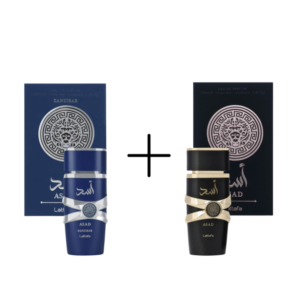 Lattafa Asad + Asad Zanzibar – 2 Pack EDP For Men 100ml - Image 4