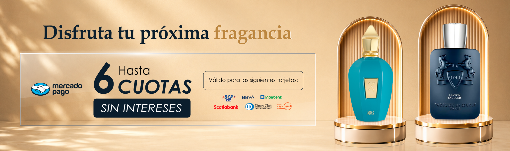 Perfumes originales en Perú, portada Perfumes Premium Perú